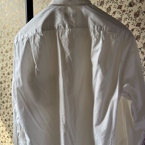 Men Valentino White Button-Up Shirt